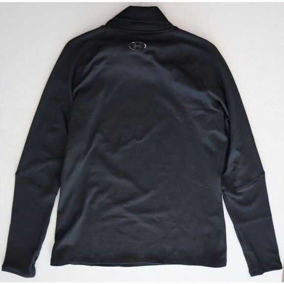 Under Armour 1381749 Women's Sz XL Black Coldgear Infrared Funnel Neck Shirt - Picture 9 of 11